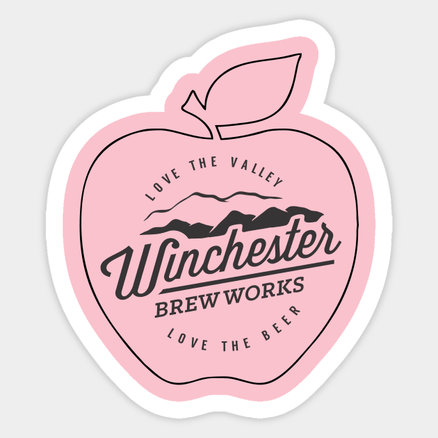 Apple Blossom Brew Works Sticker by Winchester Brew Works